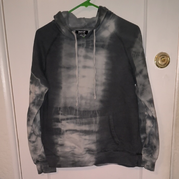 Jolie & Joy by FCT With Love Other - Jolie & Joy | Men's Tie-Dye Hoodie in Gray and White